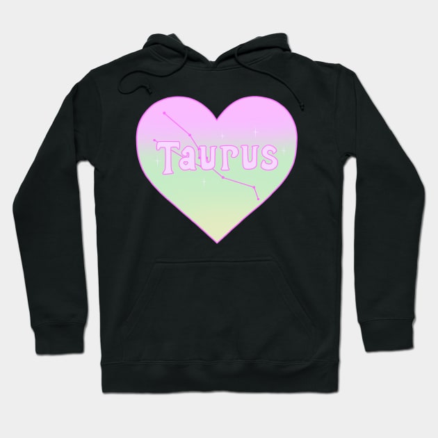 Taurus Constellation Heart Hoodie by novembersgirl